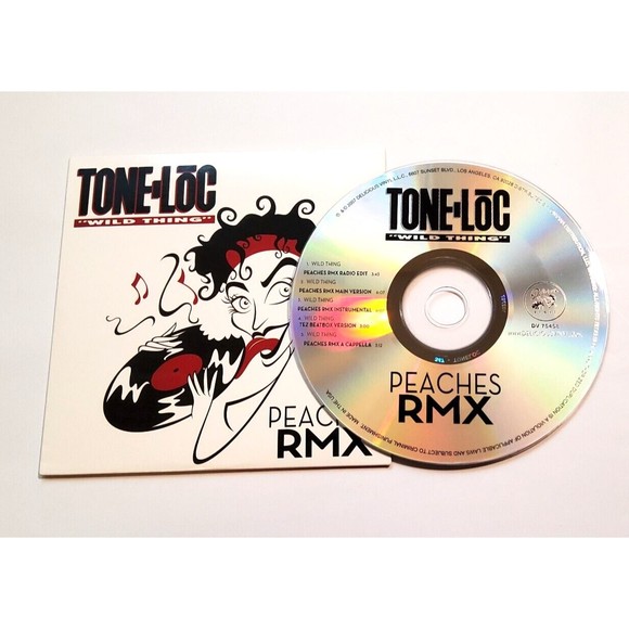Tone Loc Wild Thing: Peaches RMX 5 Track [Single] (CD, 2007, Delicious Vinyl) - Picture 3 of 4